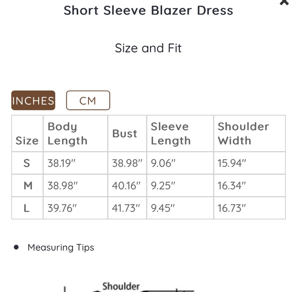 BRAND NEW with tag: Gentle Herd short sleeve blazer dress. Color: oatmeal, small - Picture 8 of 10